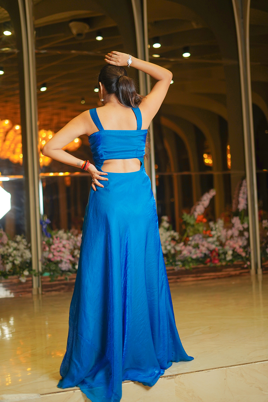 princess polly baby blue dress Fashion Women Blue dress swimming costume @ Best Price main image 0